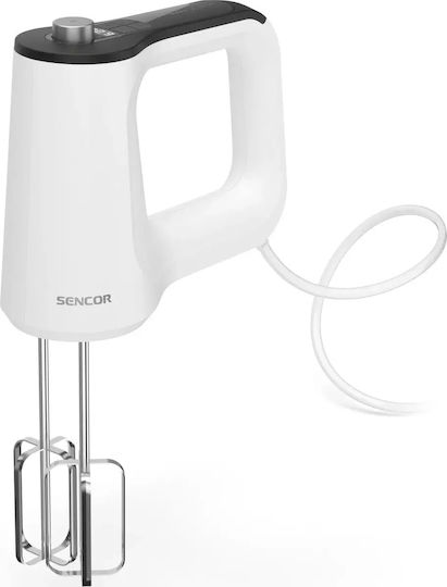 Blender de Mână cu Tijă din Inox 800W Alb