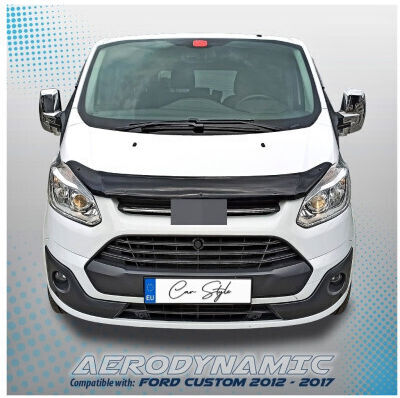 Motorhauben-Windabweiser Kompatibel Mit Ford Transit Custom 2012–2017 Smartic Modell Sma-000734