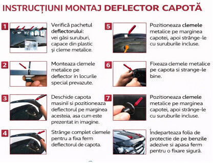 Car Hood Deflector Compatible Citroën Jumper 2014–2023 Smartic Model Sma-000728