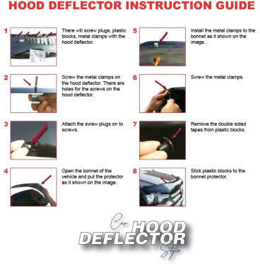 Car Hood Deflector Compatible Renault Master Iii 2010–2014 Smartic Model Sma-000761