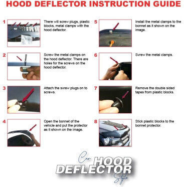 Deflector de Capot Compatibil cu Mercedes Sprinter W906 2006–2013 Model Smartic Sma-000746