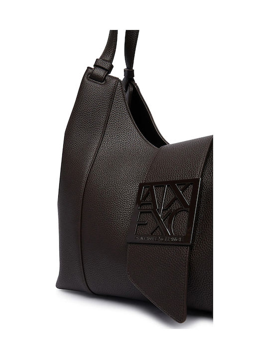 Fabric Women's Shoulder Bag Black