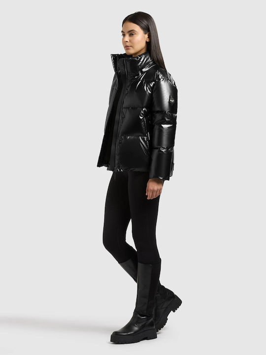 Damen-Winterjacke Schwarz