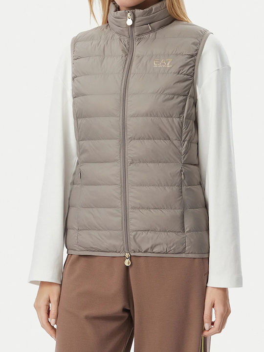 Emporio Armani Αμάνικο Μπουφάν Μπεζ