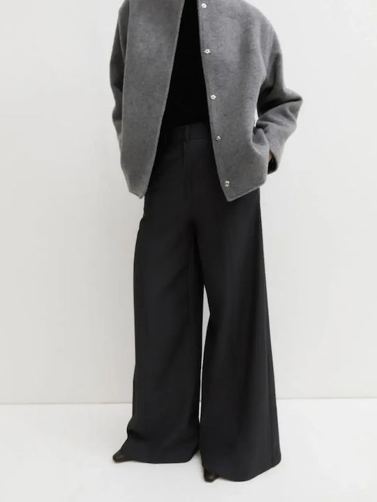 Marella Emmbreak Women's Fabric Trousers Dark Grey