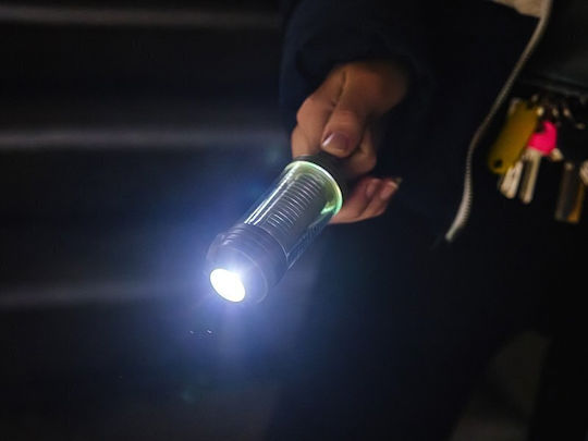 Tracer Red Battery-Powered Camping Light Accessory with Flashlight