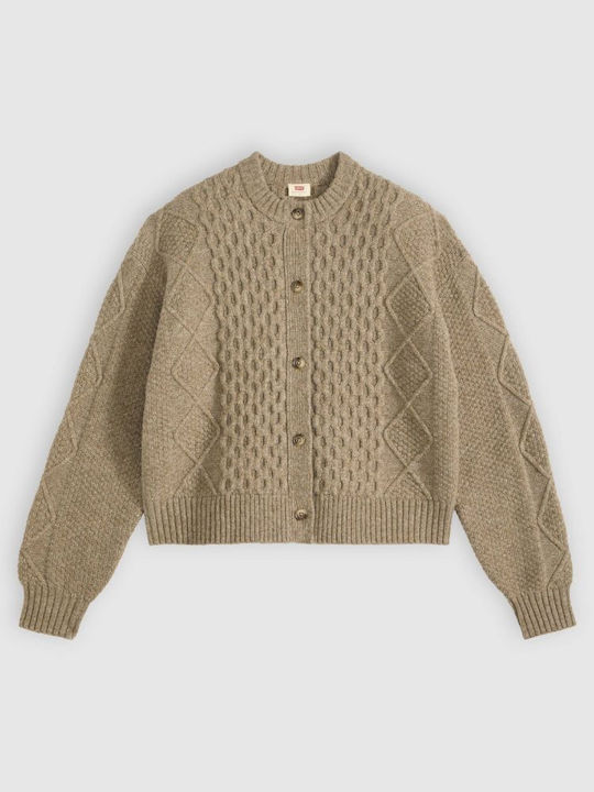 Women's Knitted Cardigan Beige