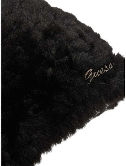 Women's Knitted Beanie in Black