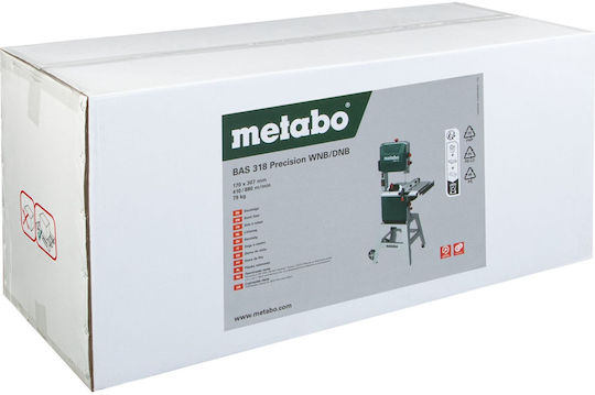 Metabo BAS 318 Precision WNB Präzisionsbandsäge mit Leistung 900W