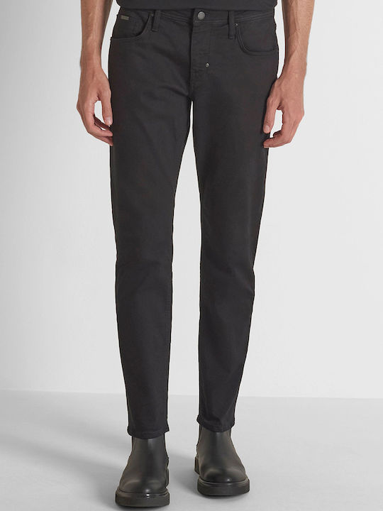 Antony Morato Blugi Bărbați Slim Tapered Fit Iconic Negri