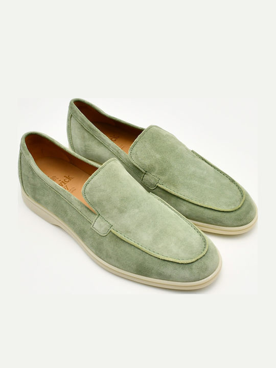 Herren-Loafers aus Beigem Wildleder