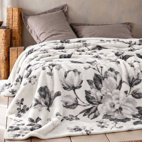Chios Hellas Double Blanket 200x220cm Grey 35284-GREY