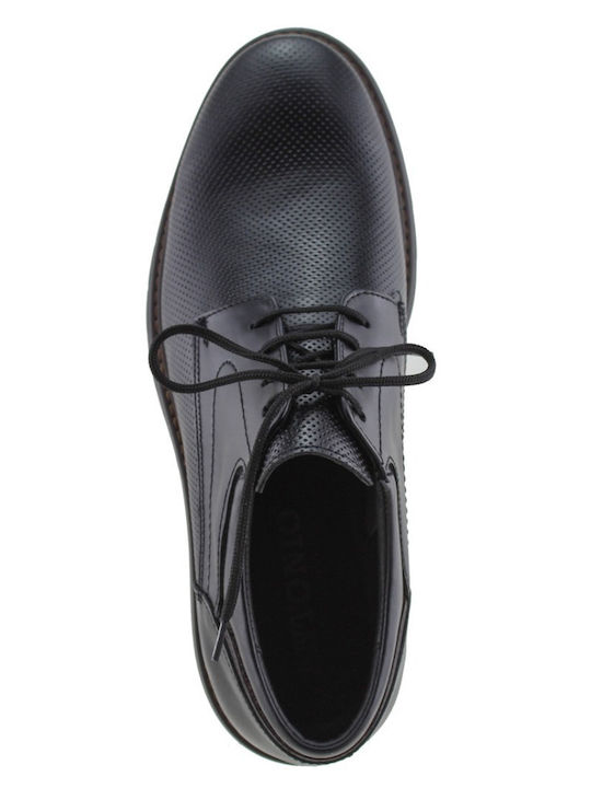 Leather Men's Casual Anatomical Brown Shoes