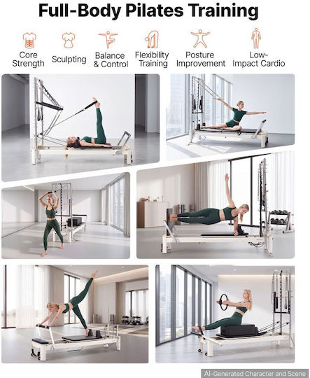 Vevor Pilates-Bett mit Turm