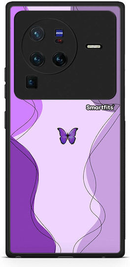 Husă Violet Mariposa Vivo X80 Pro 5G