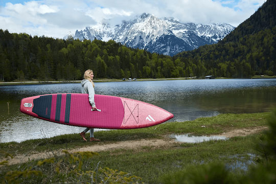 Fanatic Fanatic Diamond Air 12'6" Gonflabilă Placă SUP cu Lungime 3.5m Roz