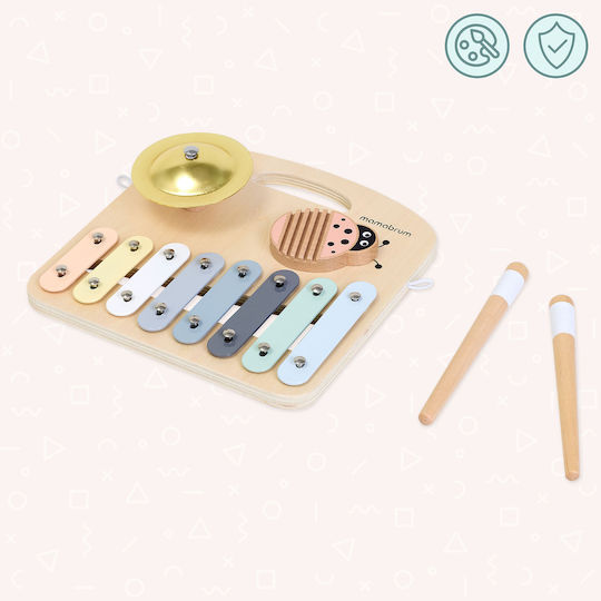 Musikinstrument aus Holz mit Musik und Sounds