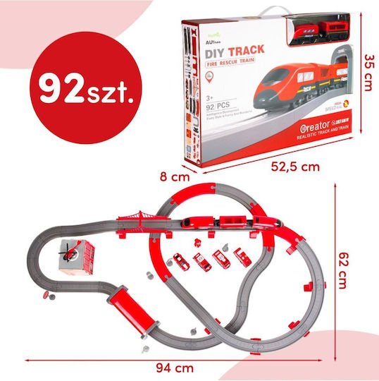 Fire Truck Track for Ages 1.5+