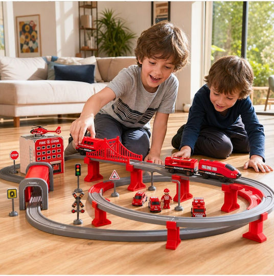 Fire Truck Track for Ages 1.5+