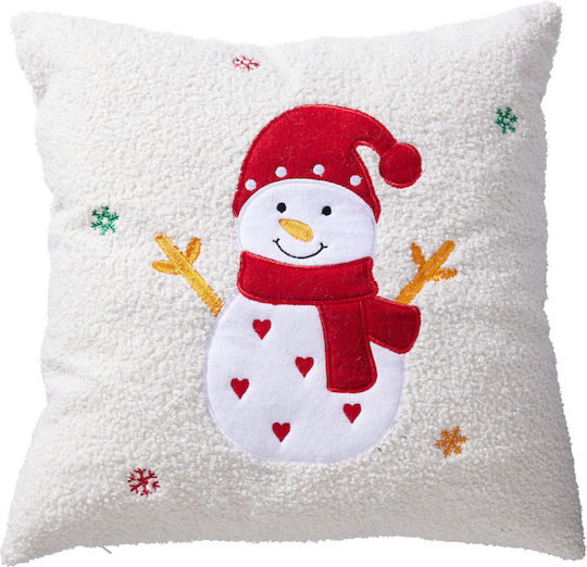 Χριστουγεννιάτικο Μαξιλάρι 40x40 K-m Snowman Aae826280