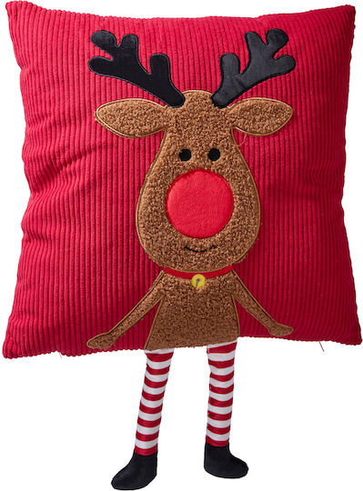 Коледна Възглавница 45x45 K-m Reindeer Red Aae448200