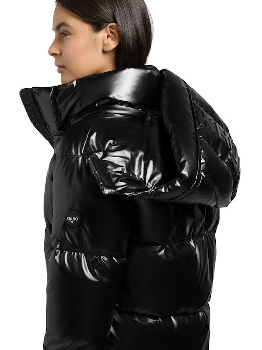 Devina3 Damen-Winterjacke Schwarz