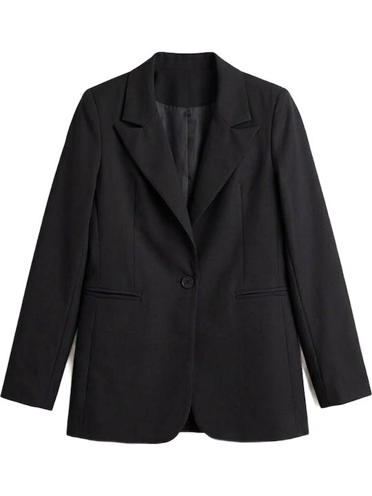 Matchbox Taillierter Blazer für Damen Schwarz