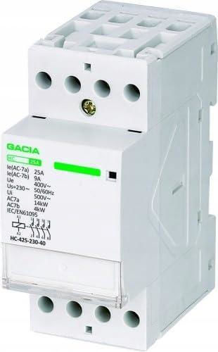 Modular Phasenrelais 25a 2p 4no 230v Hc-4p 25a-4no-230v