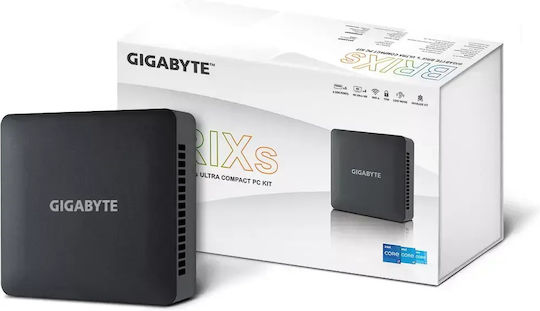 Brix GB-BRi7H-1355 Мини Компютър (Core i7-1355U/16GB DDR4/500GB SSD/Windows 11 Pro)
