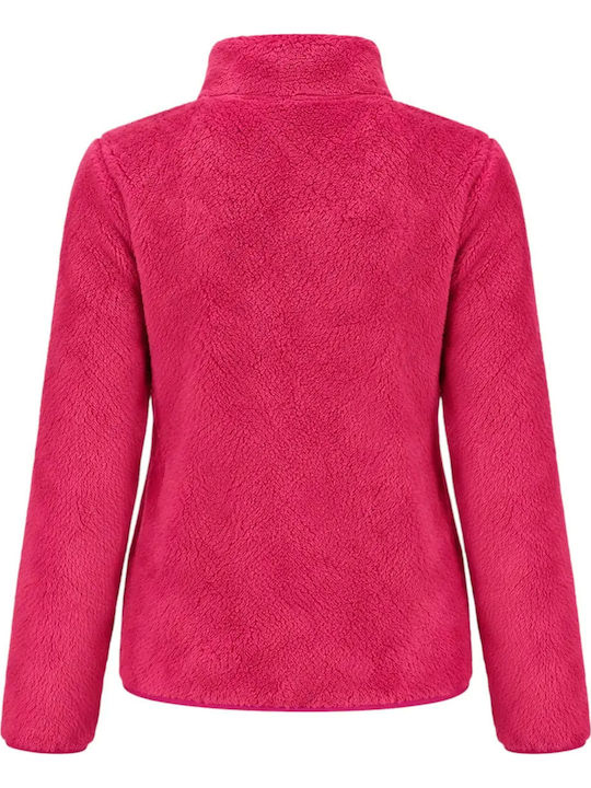 Long Women's Athletic Cardigan Pink