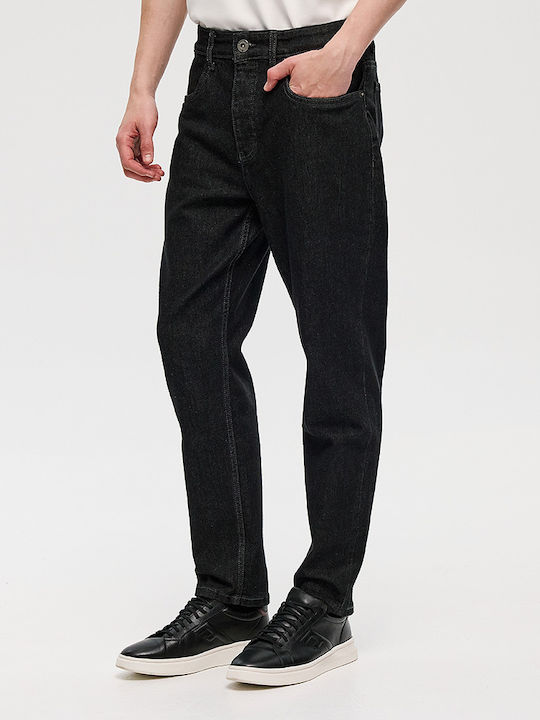 Men's Black Denim Pants