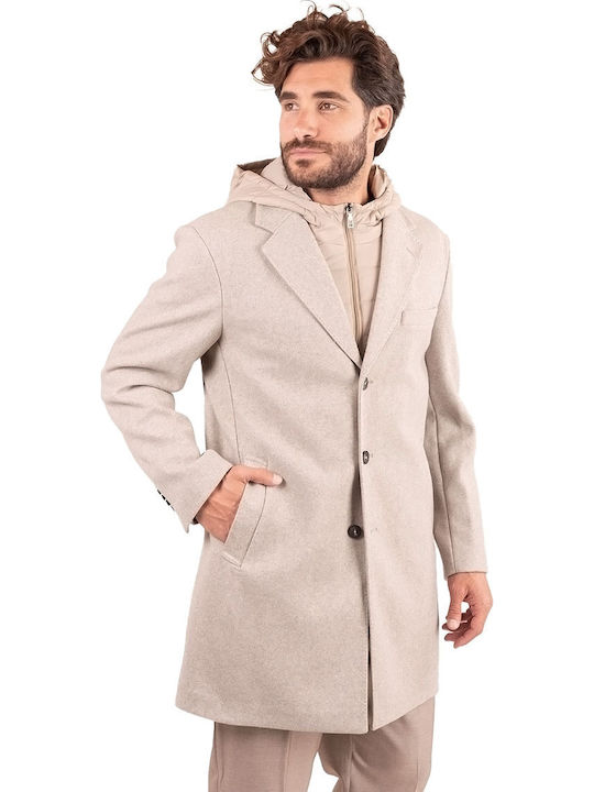 Herrenmantel Beige