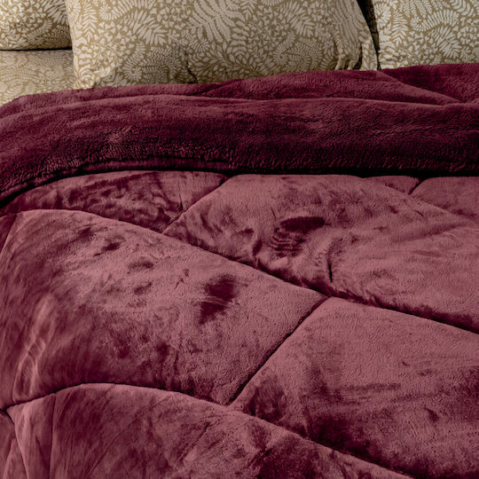 Lino Home Double Sherpa Comforter Erba