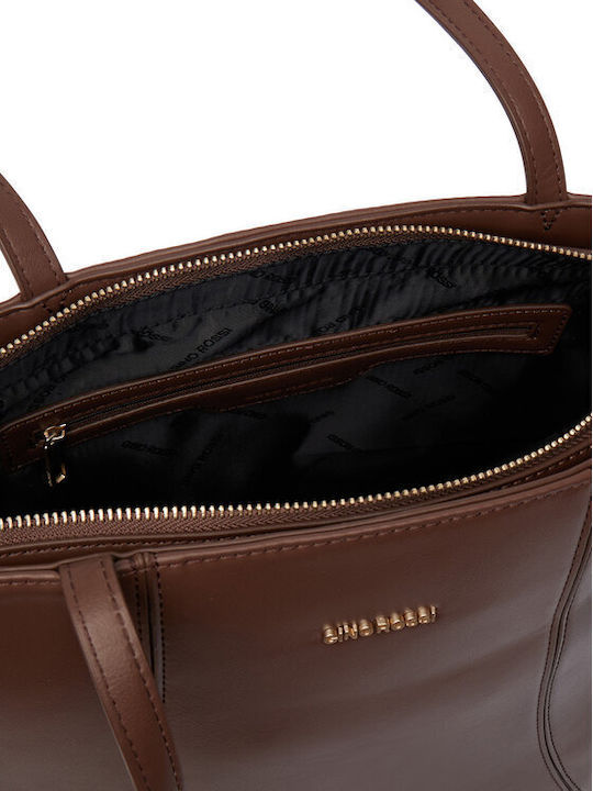 Damen-Tote-Tasche Dunkelbraun