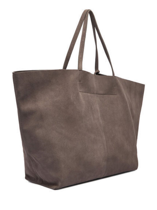 Geantă Shopper Dama Taupe