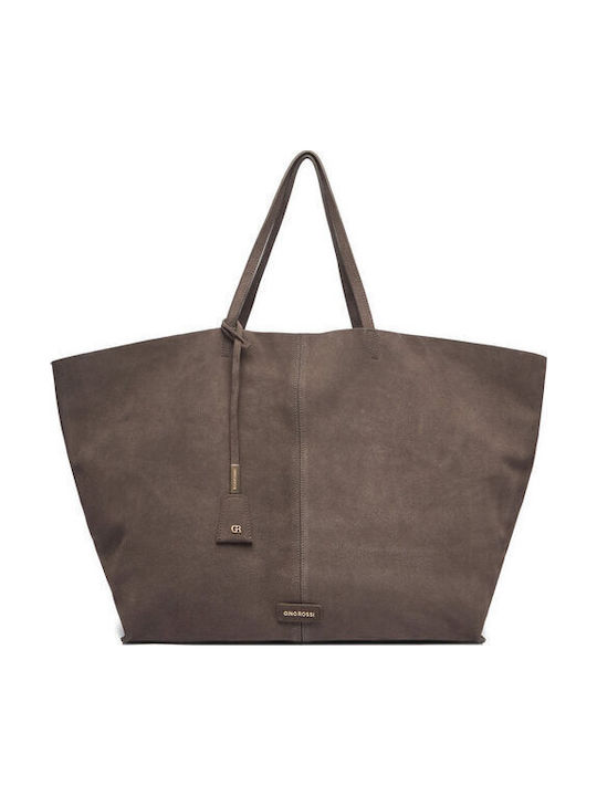 Geantă Shopper Dama Taupe