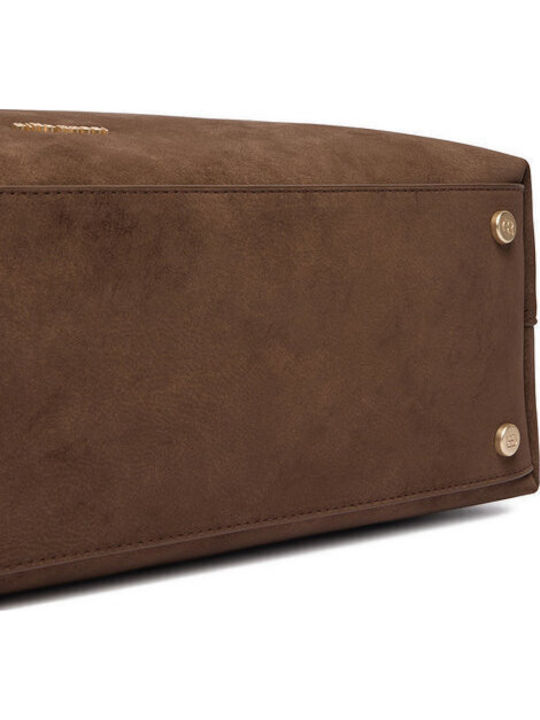 Women's Shopper Bag Suede Brown