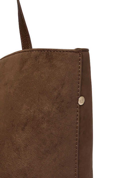 Women's Shopper Bag Suede Brown