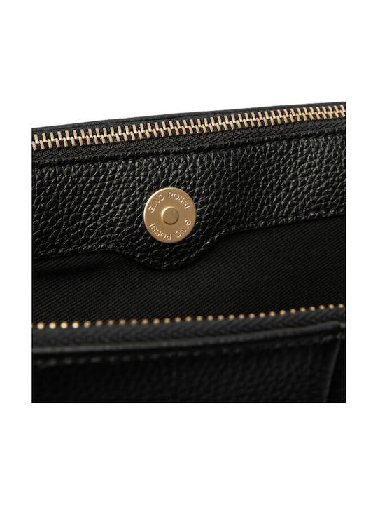 Δερμάτινη Γυναικεία Tote Τσάντα Black