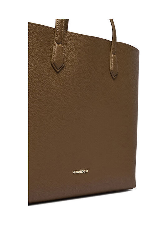 Geantă Shopper Dama Taupe