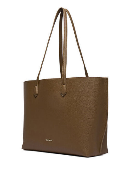 Geantă Shopper Dama Taupe