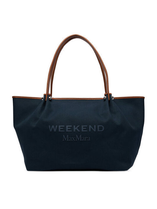 Geantă Tote de Damă din Piele Cornflower Blue