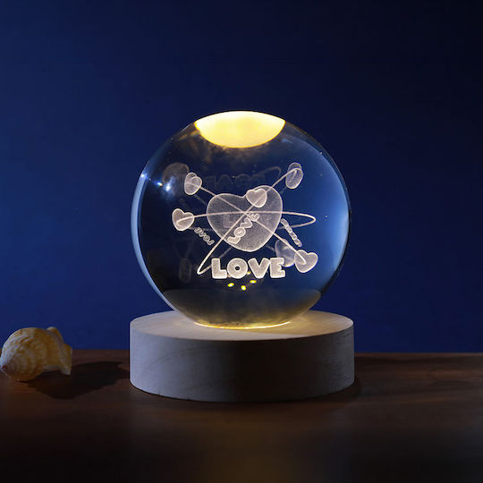I-Total Φωτιστικό LED Θερμό Λευκό Crystal Ball I-Total Φωτιστικό LED Θερμό Λευκό Crystal Ball