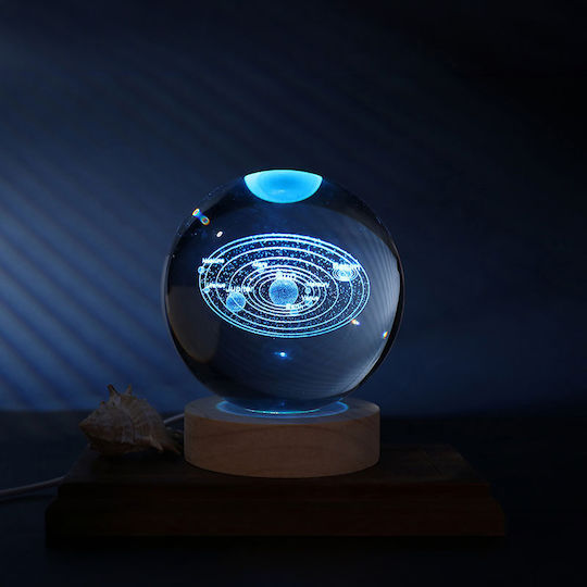 Total Gift Decorative Lamp Crystal Ball Transparent