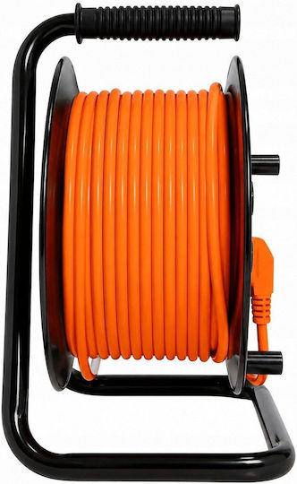 Extralink 4-Outlet Reel Extension Cord with 30m Cable, 3 x 1.5mm² Cross Section and Grounding