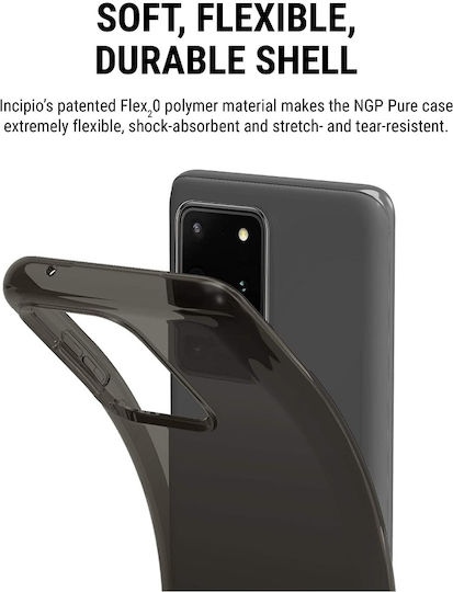 Incipio NGP Pure Umschlag Rückseite Silikon Schwarz (Galaxy S20 Ultra)