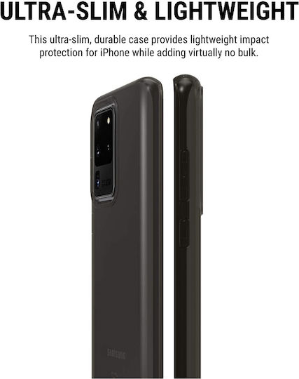 Incipio NGP Pure Umschlag Rückseite Silikon Schwarz (Galaxy S20 Ultra)