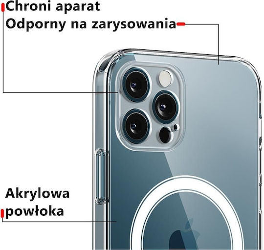 Cti Umschlag Rückseite Silikon Transparent (iPhone 12)