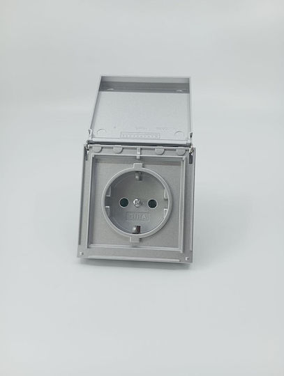 Gira Single Power Socket with Key