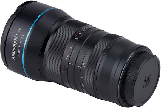 24mm F2.8 Anamorphic APS-C Camera Lens for Canon EF-M Mount Black